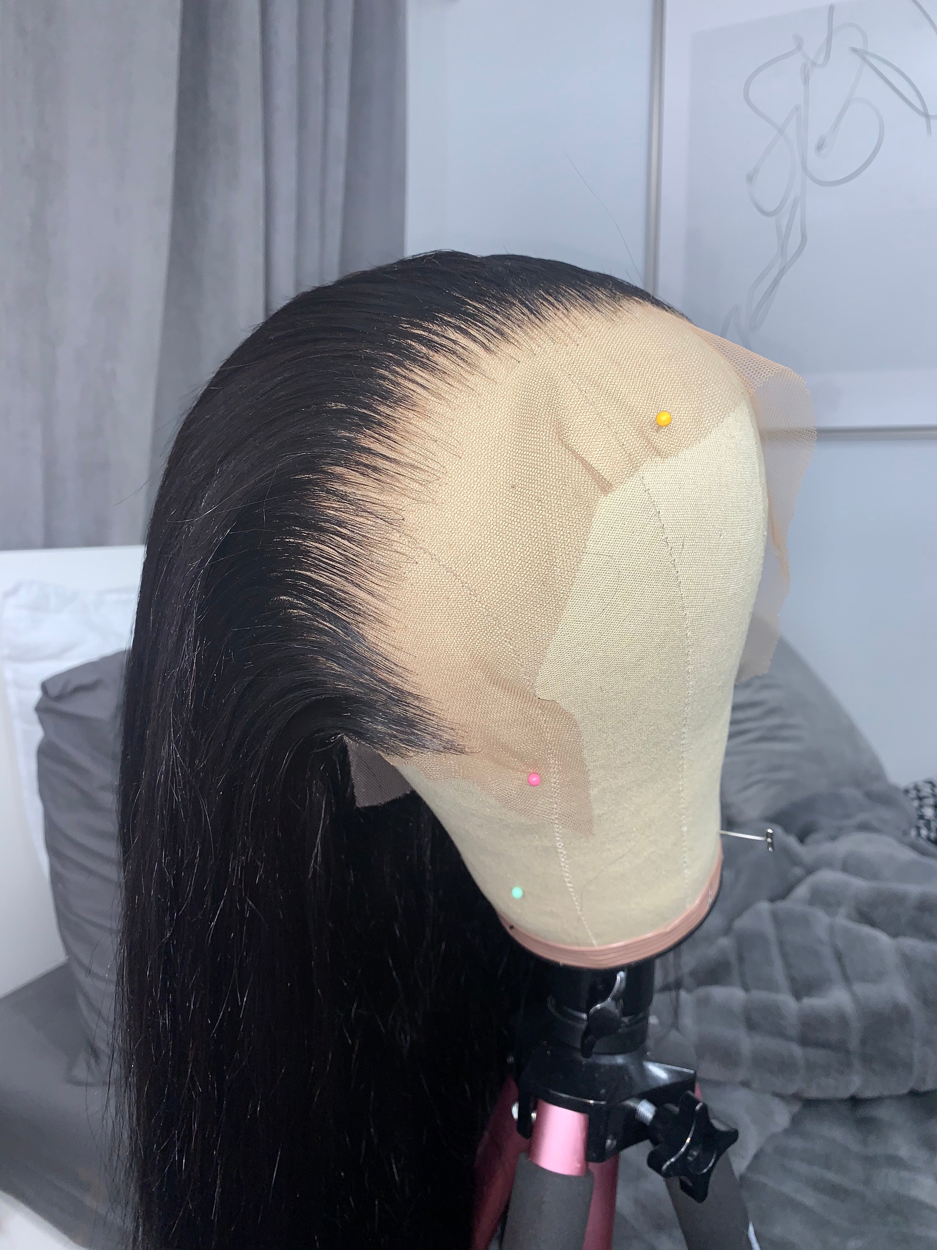 13x4 Lace Frontal Wig  Hand tied 13x4 Swiss full Lace Frontal Wig